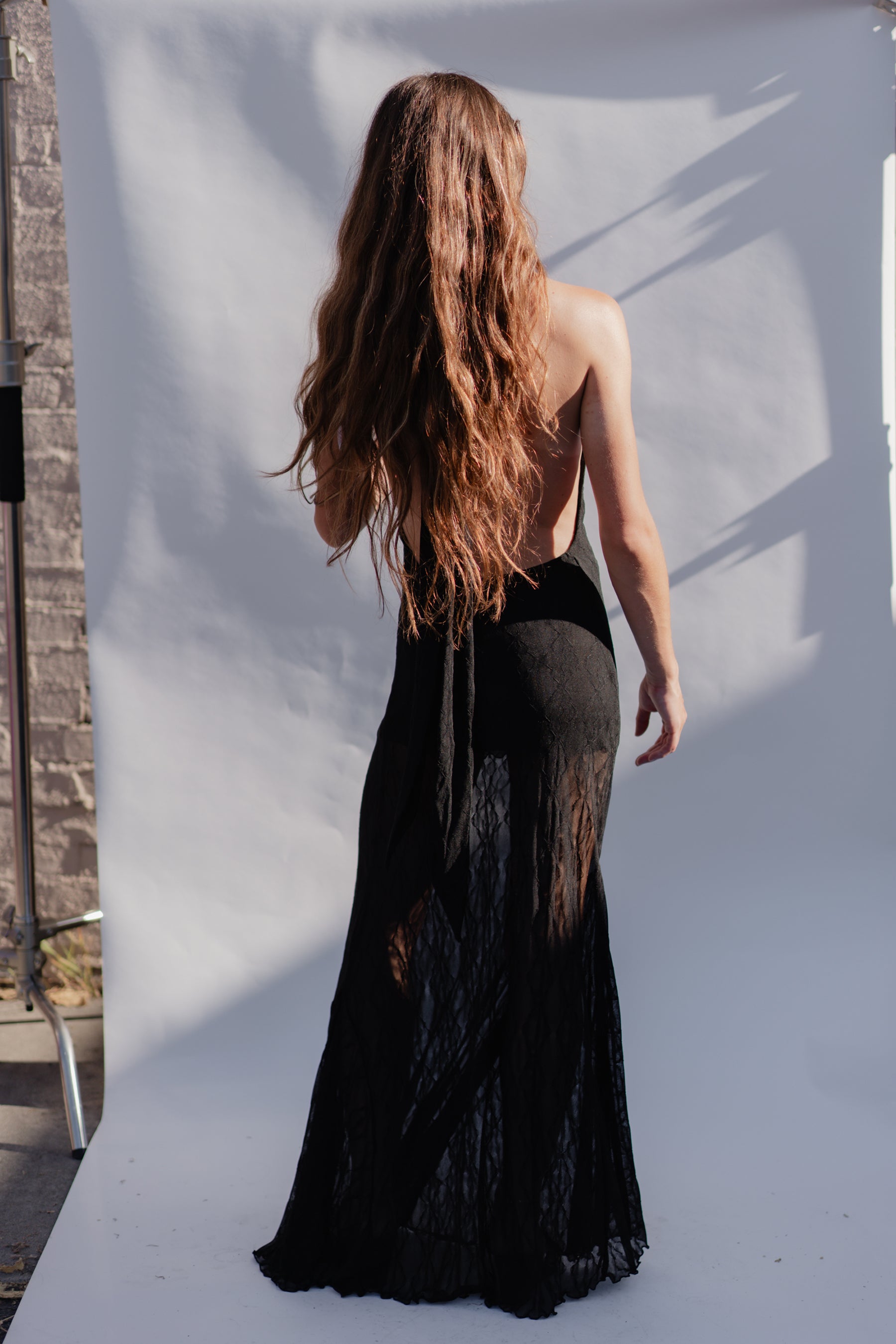 Black Flora Dress