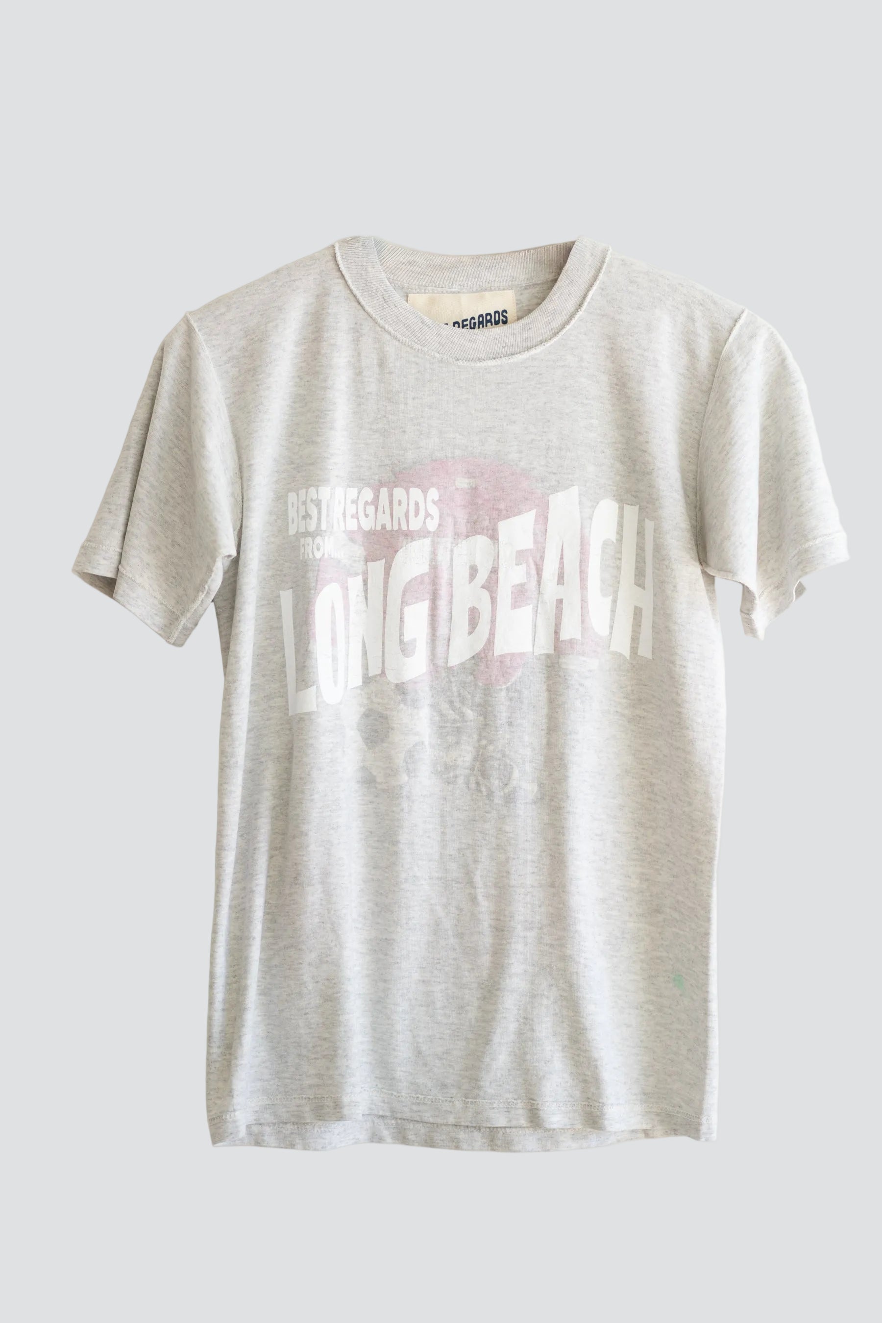 Heather Grey LB Postcard Tee