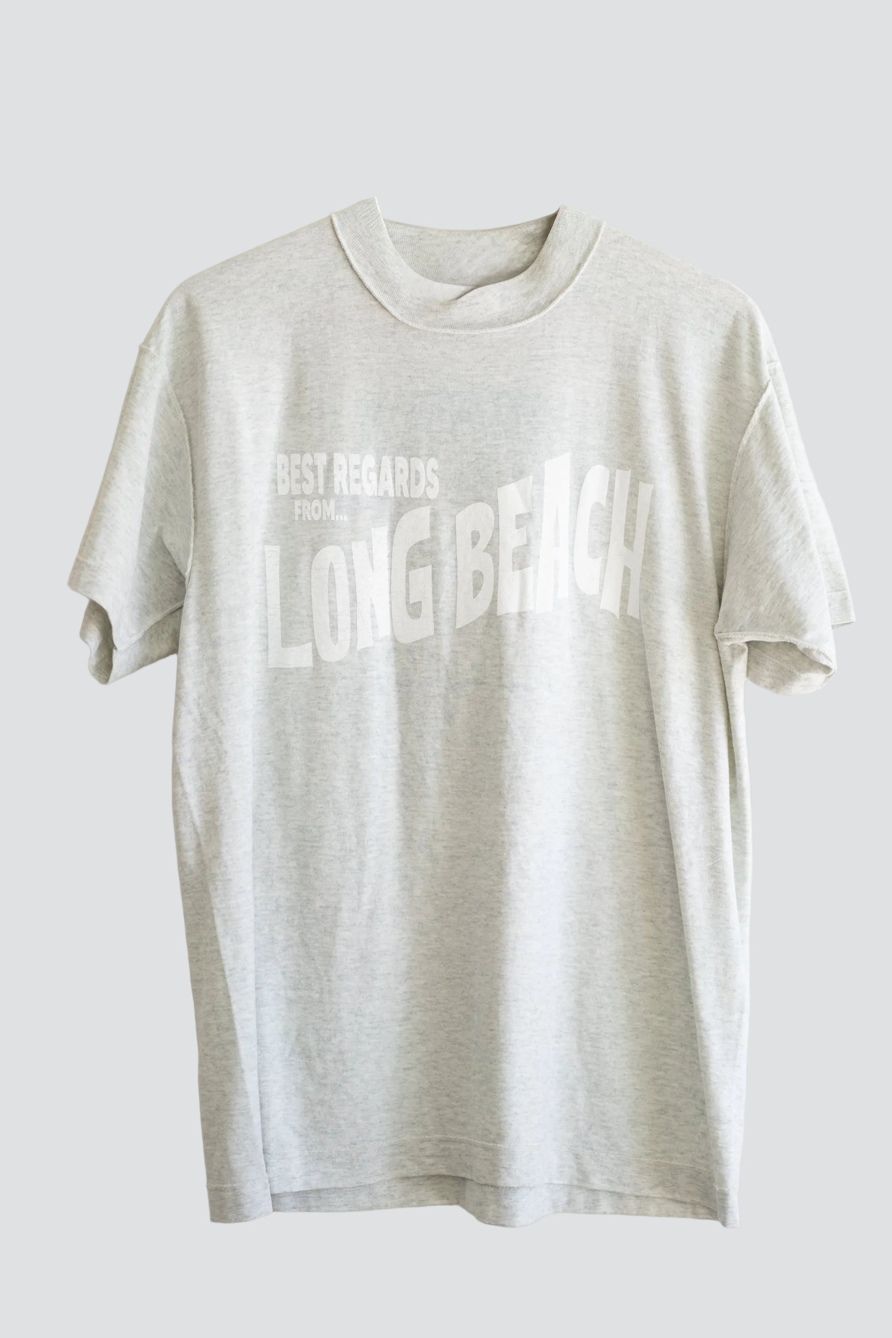 Heather Grey LB Postcard Tee