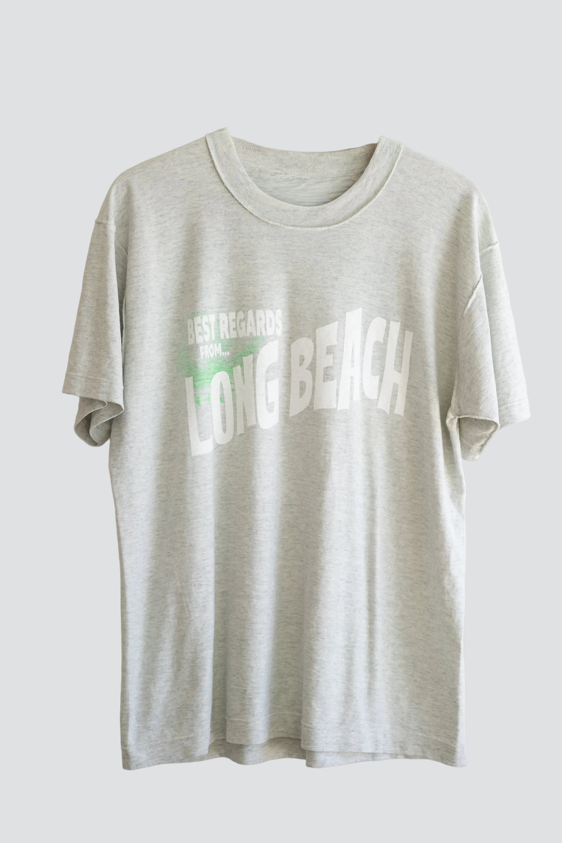 Heather Grey LB Postcard Tee