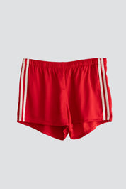 Red Claudia Stripe Shorts