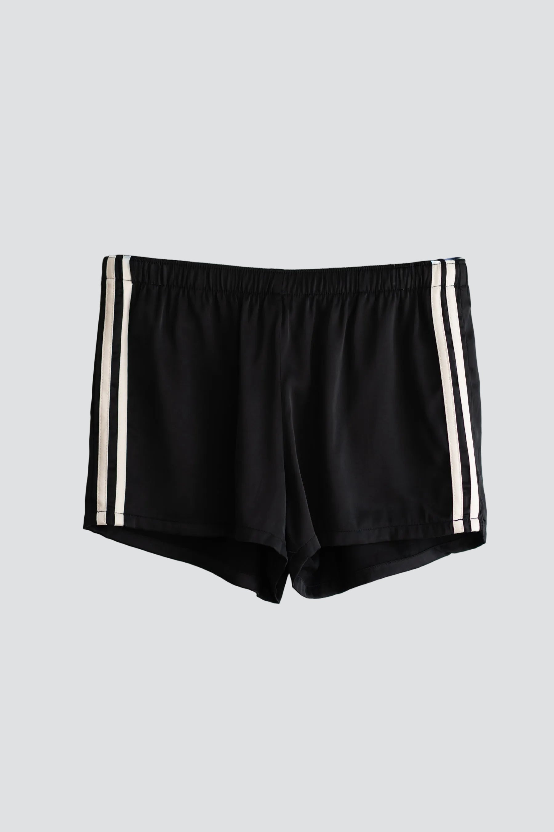 Black Claudia Stripe Shorts