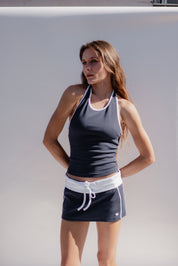 Navy Bridget Ringer Halter