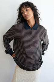 Stripe Sam Oversized Polo
