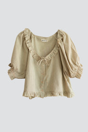 Green Stripe Romeo Top