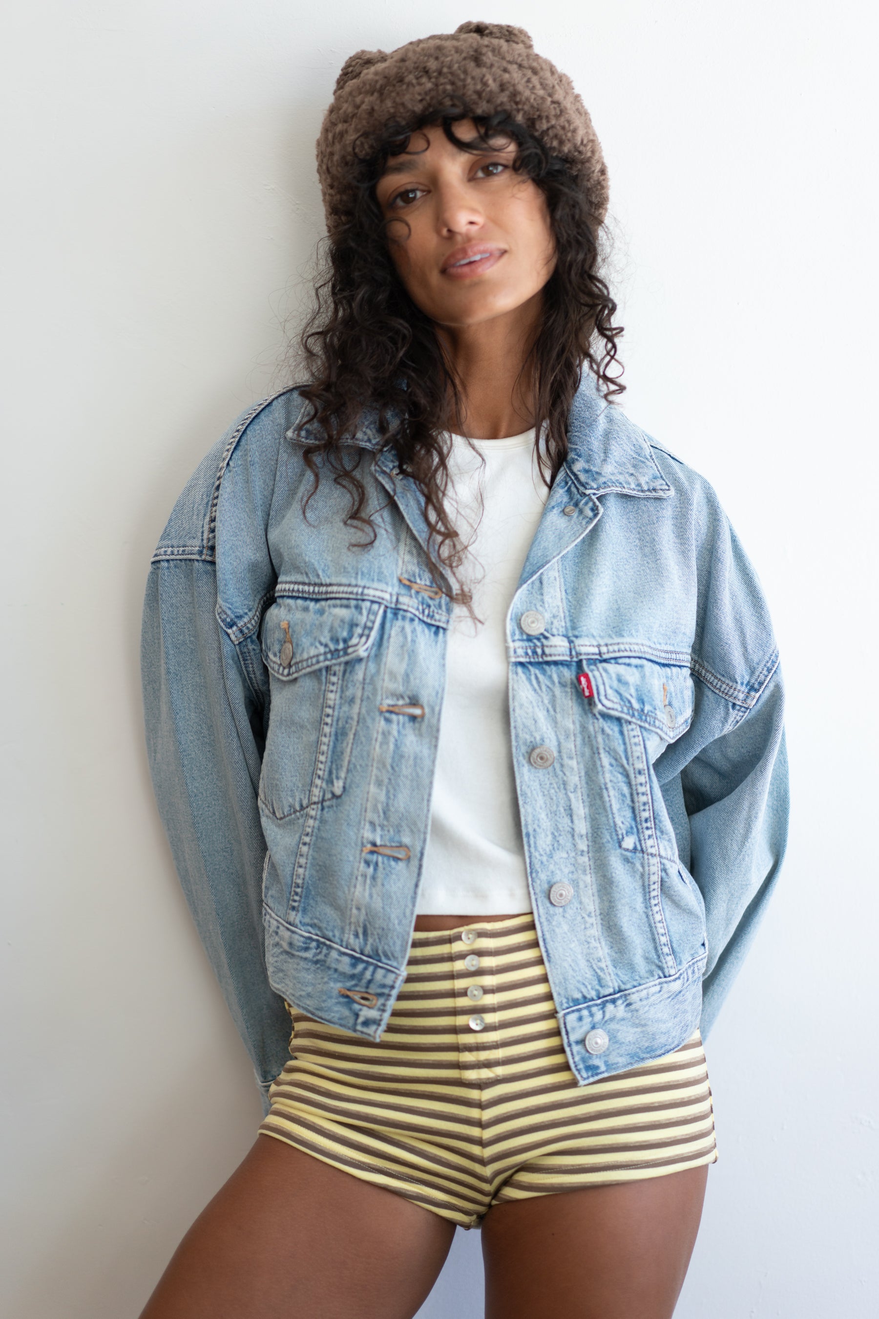 Sunny Season Loose Crop Trucker