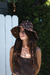 Polka Dot Canvas Holiday Bucket