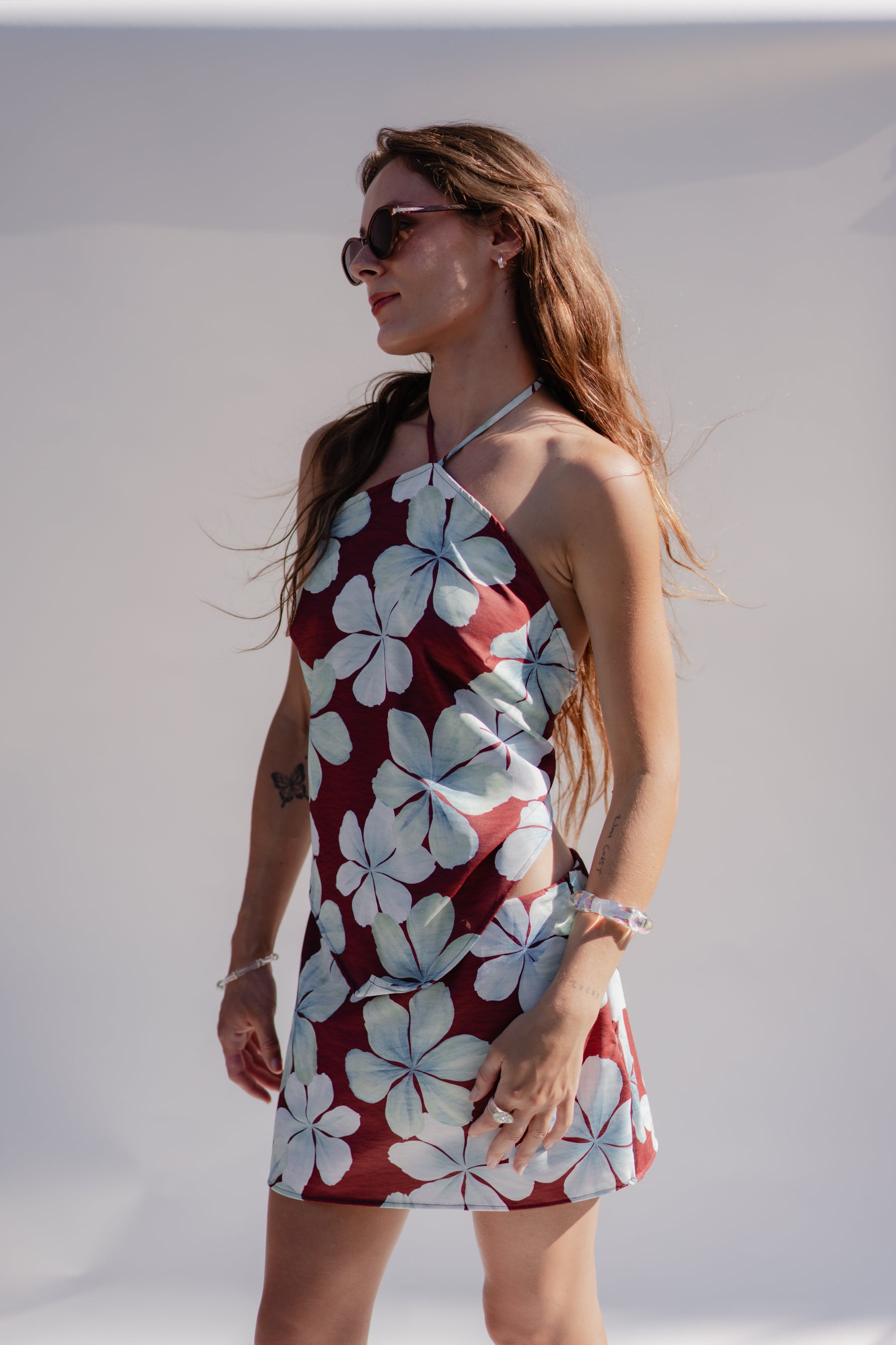 Floral Waikiki Scarf Top