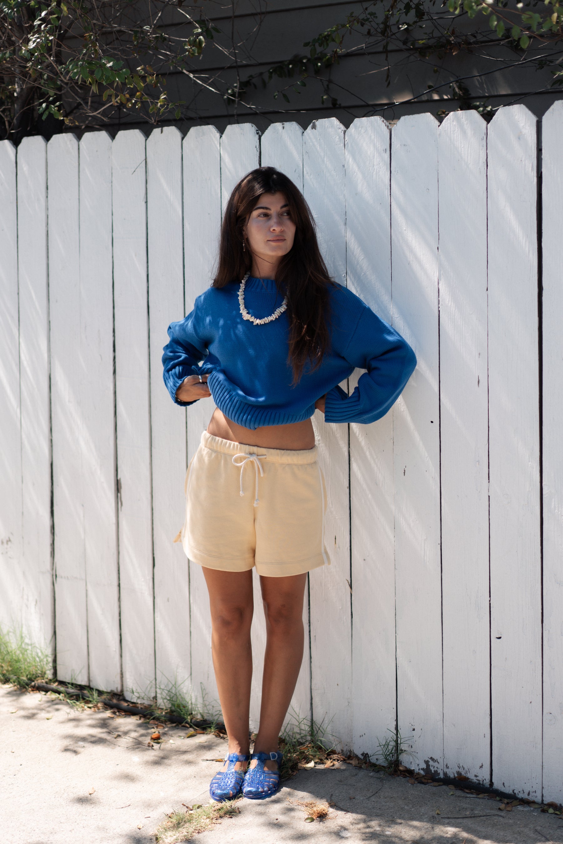 Butter Stripe Eco Terry Short