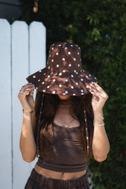 Polka Dot Canvas Holiday Bucket
