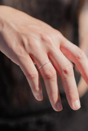 Silver Minimal Stacker Ring