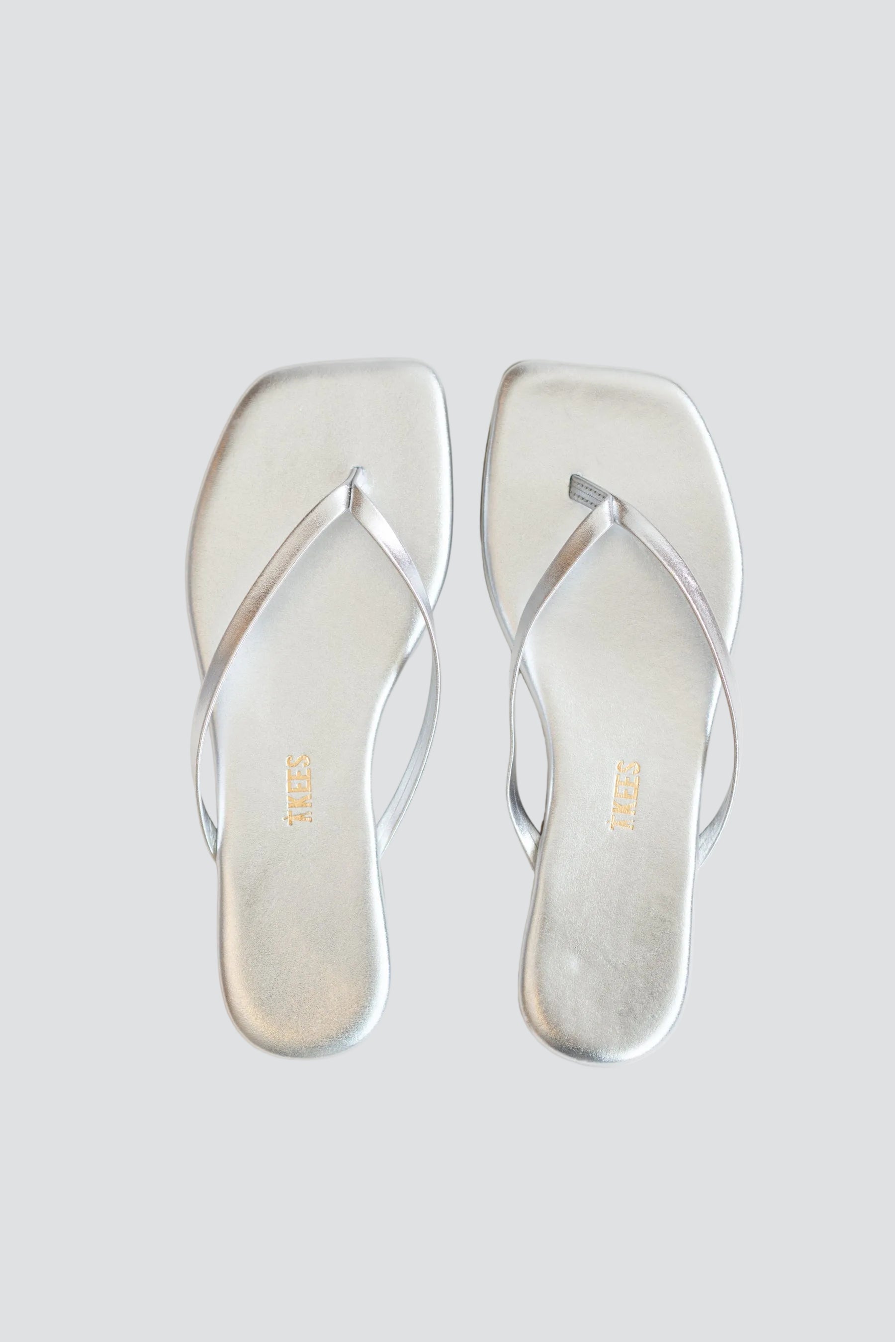 Silver Lily Square Toe Sandal