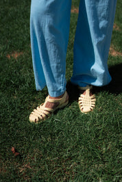 Straw Sun Sandal