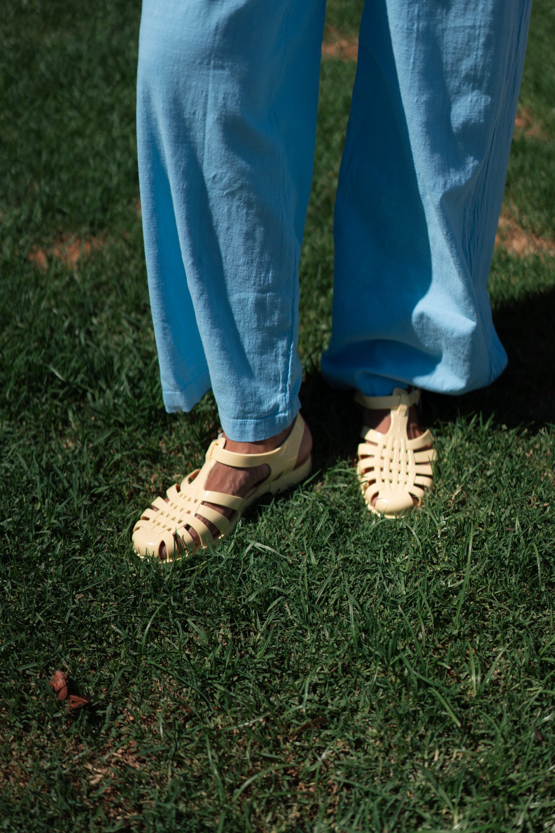 Straw Sun Sandal