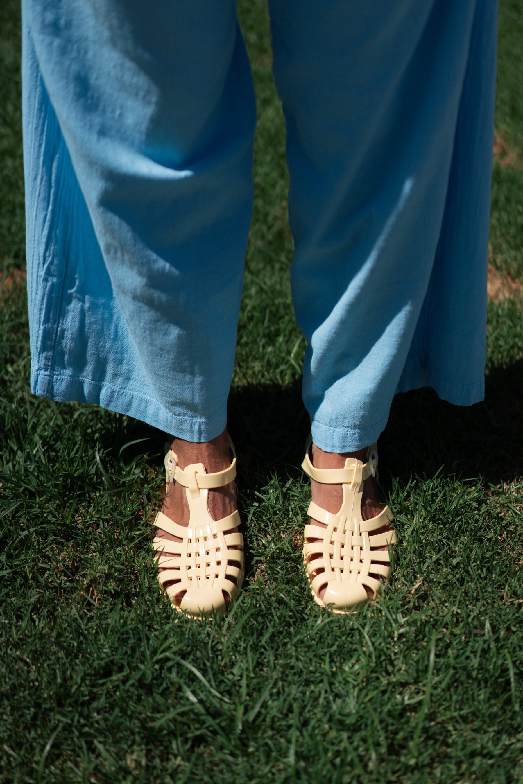 Straw Sun Sandal
