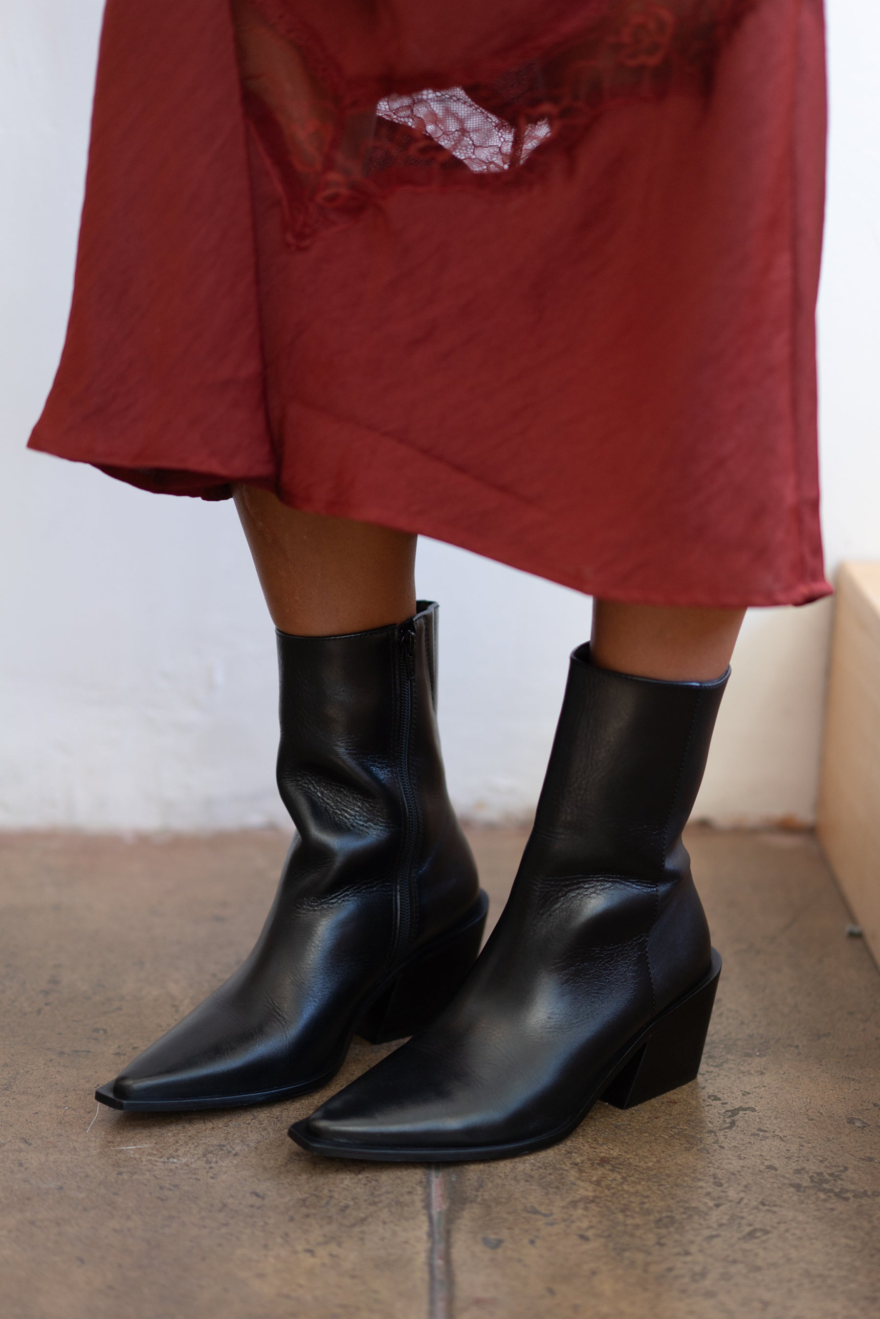 Black Cleo Boot