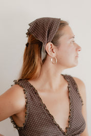 Brown Polka Dot Lilou Tank