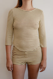 Yellow Stripe Nina Top