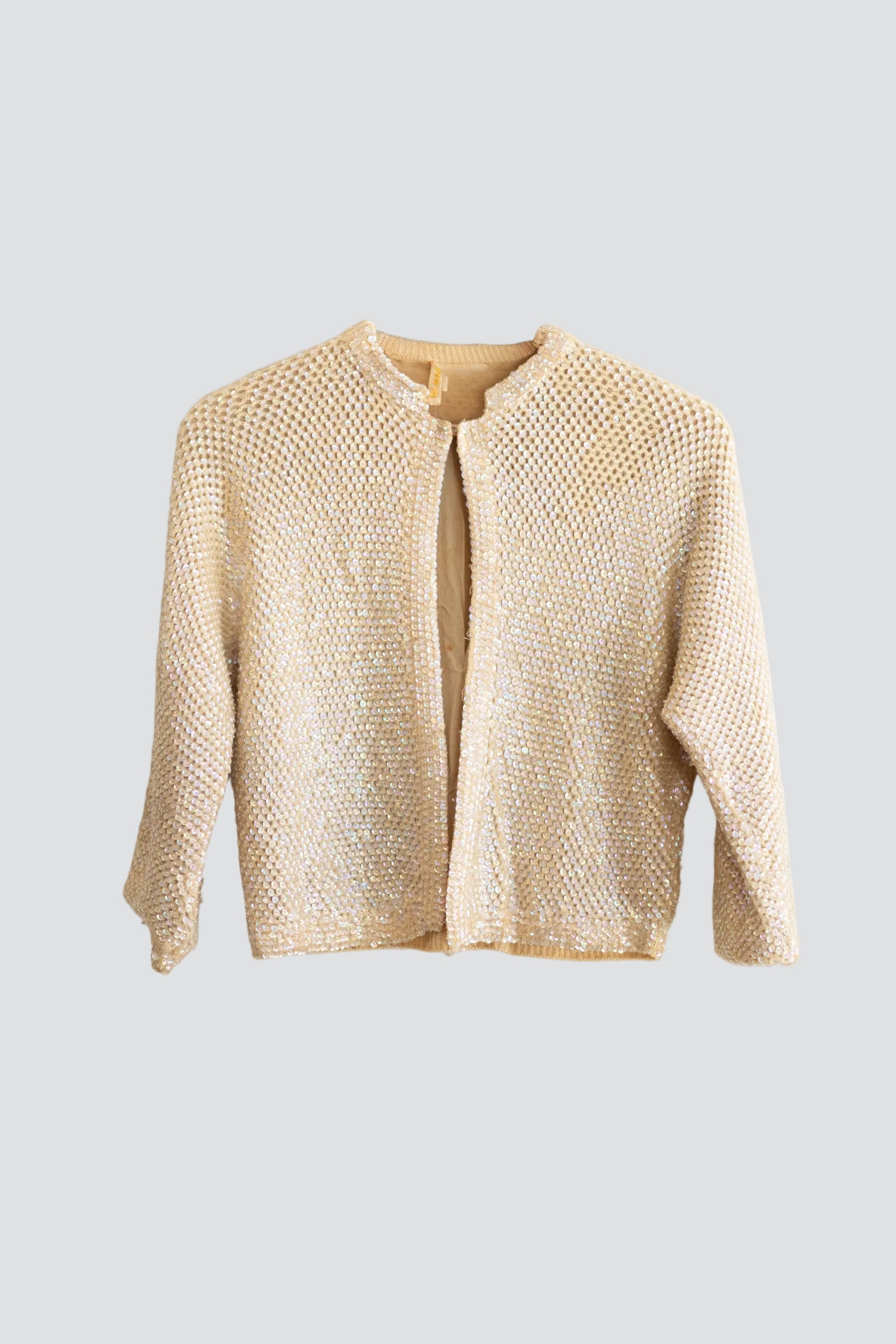Sequin Cropped Cardigan
