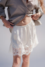 Tofu Meet In The Middle Slip Skirt