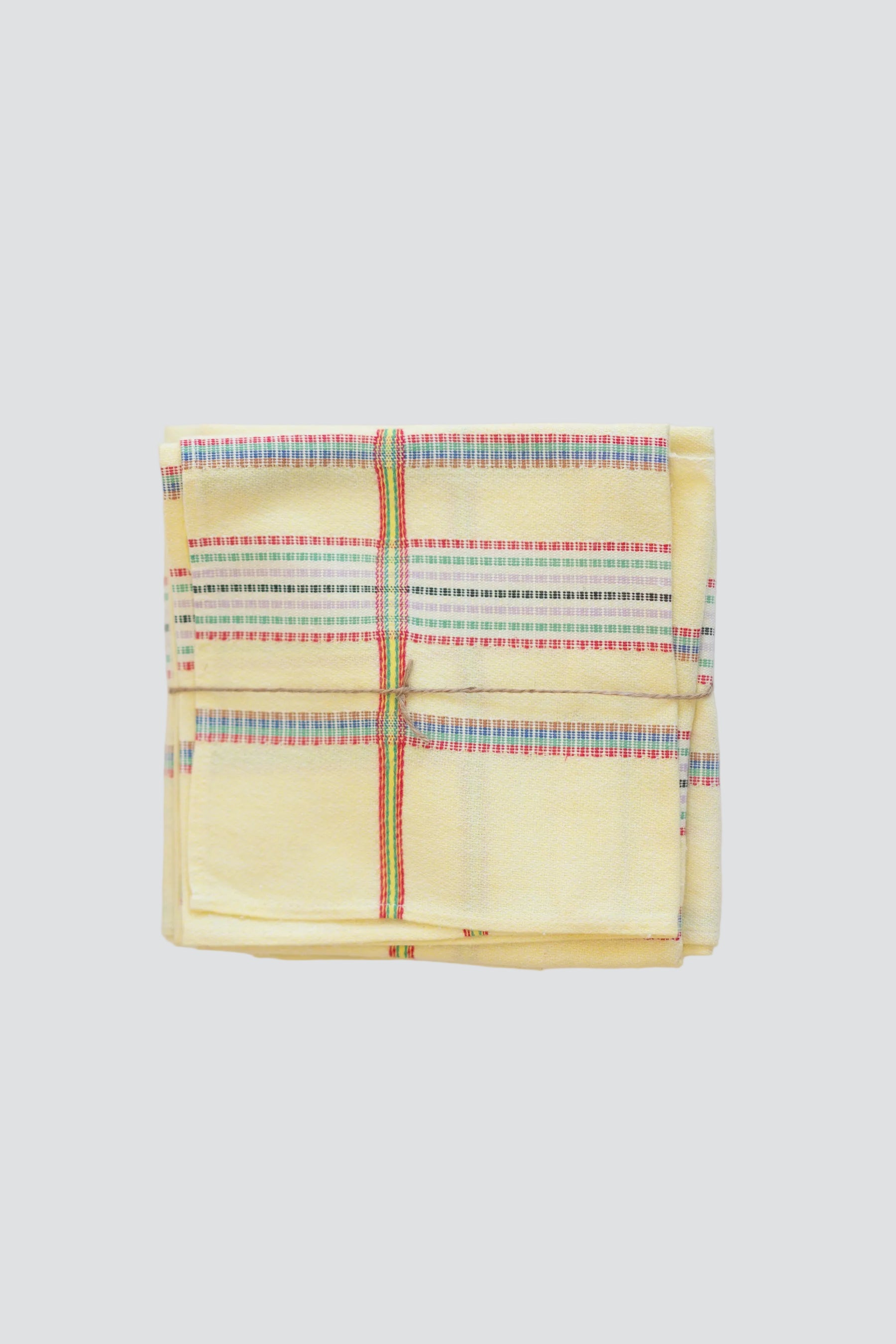 Yellow Woven Napkin Set