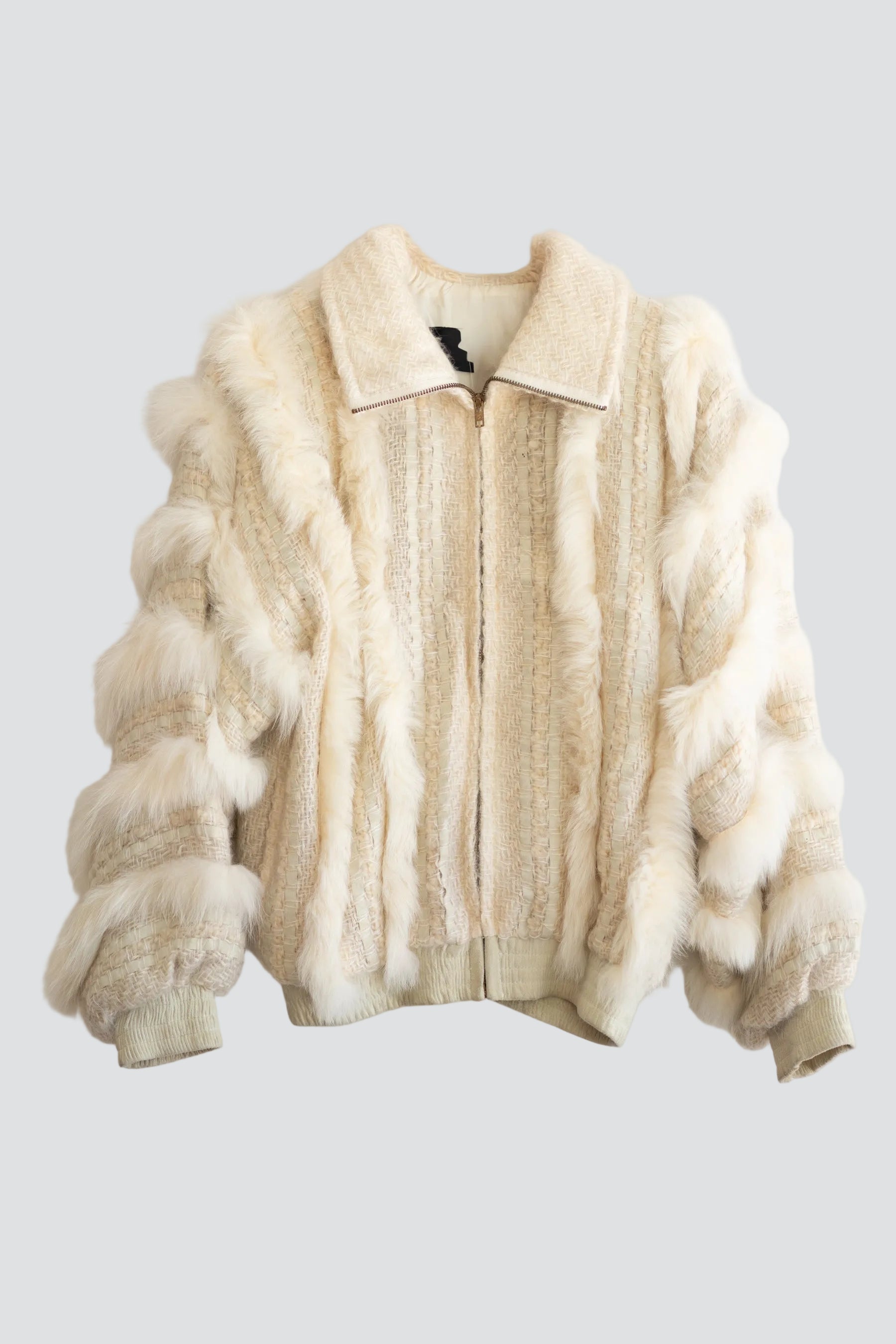 1970s Wool + Fur Jacket