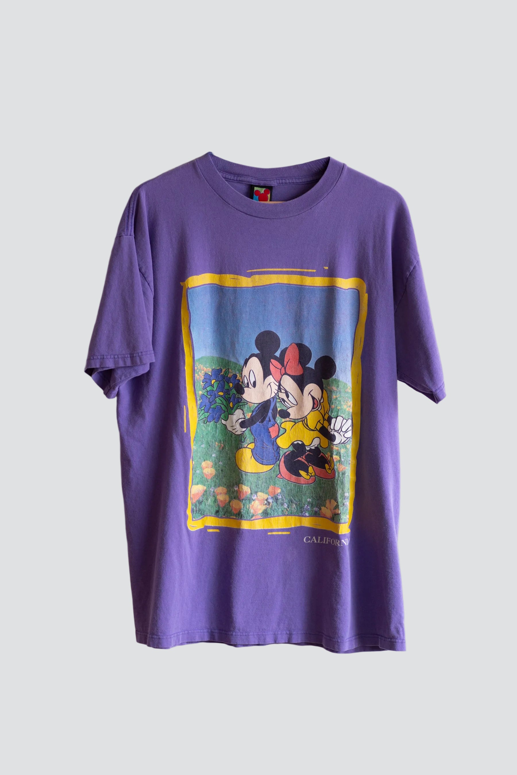 Purple Mickey + Minnie Tee