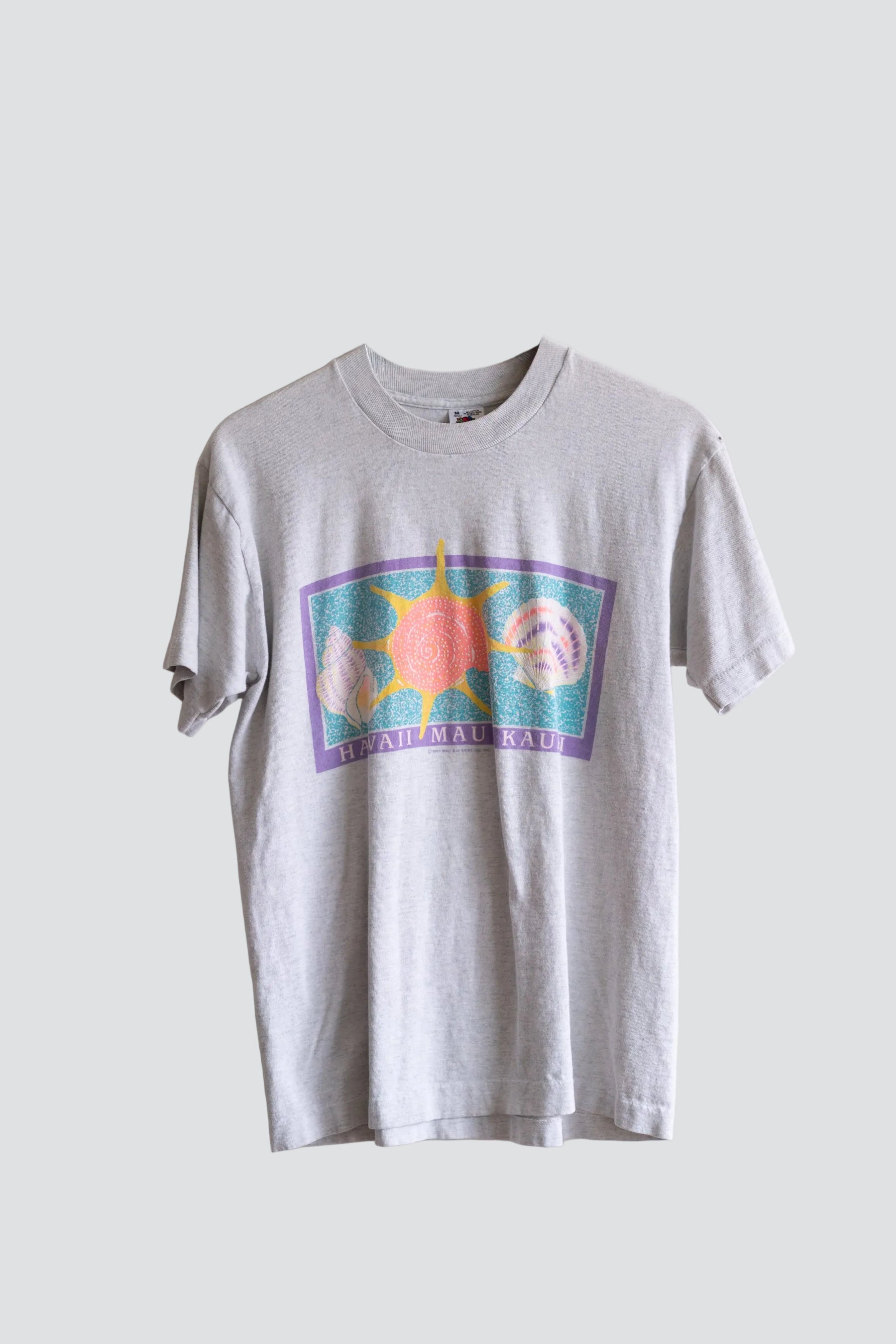 Grey 90s Hawaiian Islands Tee