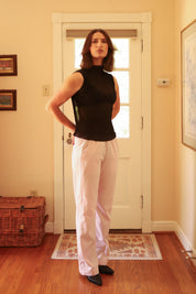 Black Plisse Farrah Tank