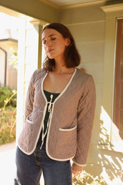 Chocolate Check Reversible Jacket