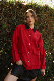 Red Marley Barn Jacket