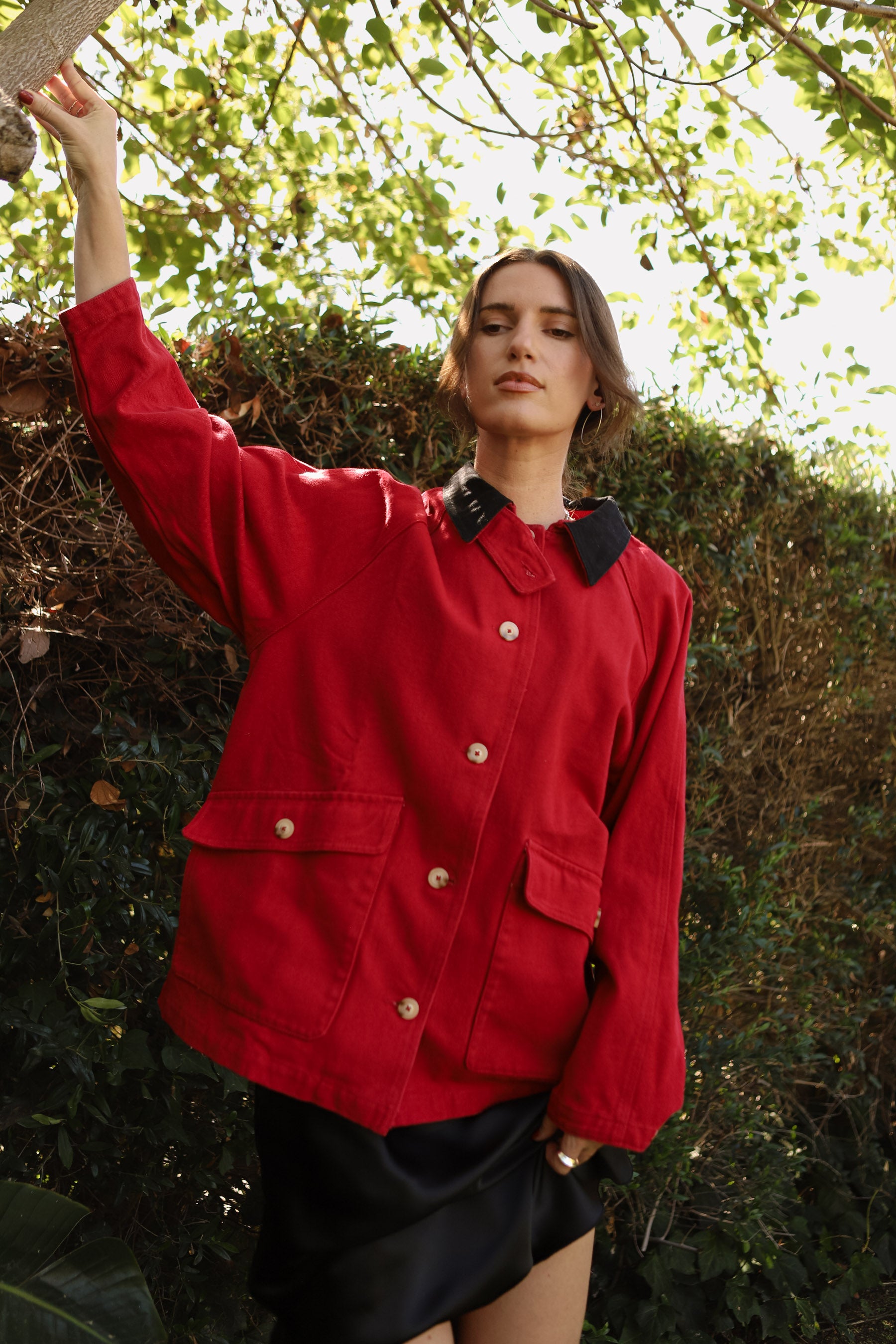 Red Marley Barn Jacket