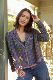 Midnight Plaid One & Done PJ Shirt