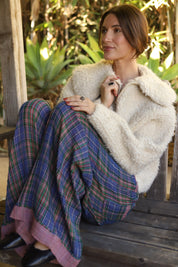 Midnight Plaid One & Done Pant
