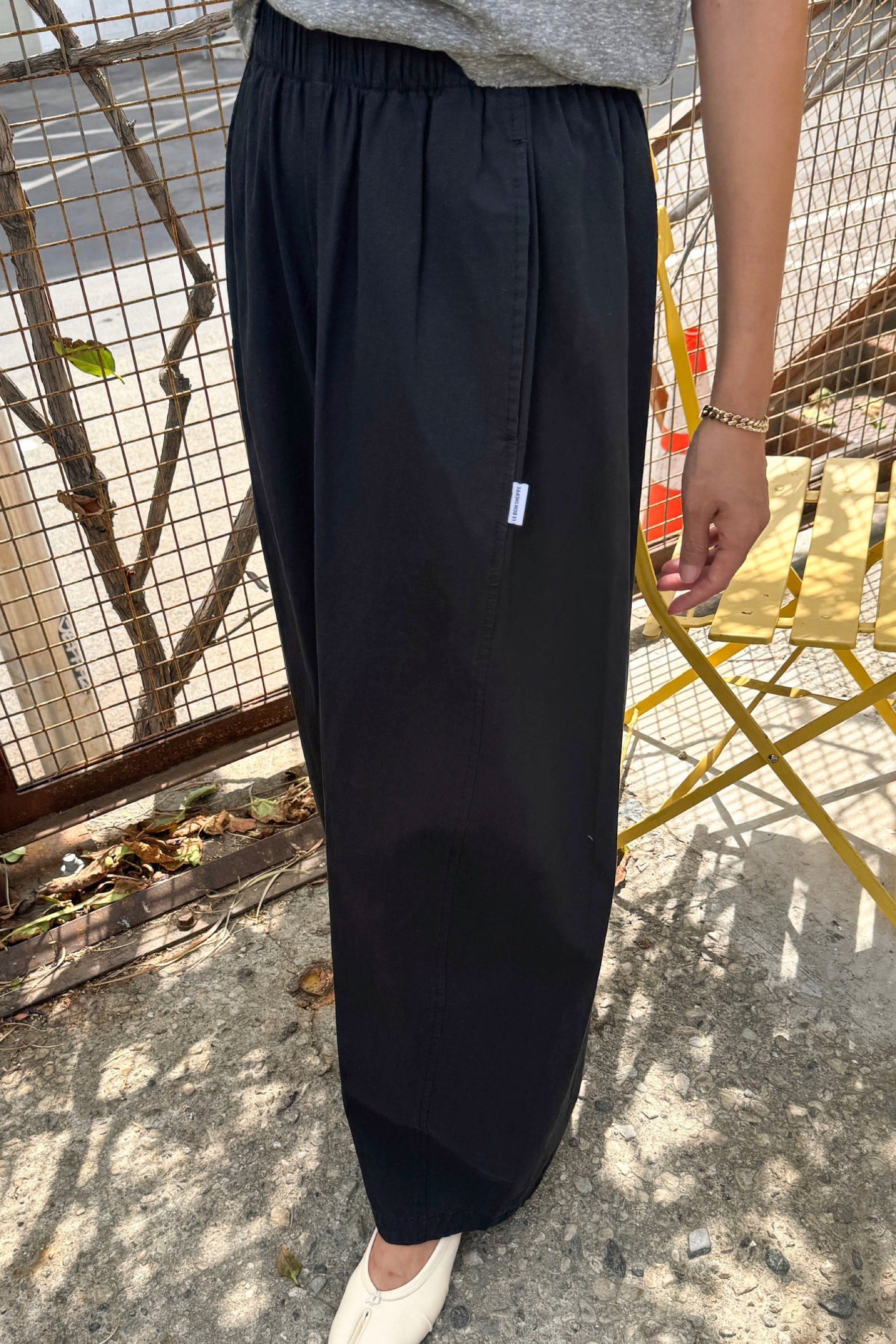 Black Parachute Pant