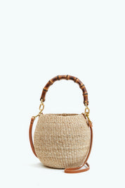 Petit Cream Bamboo Pot De Miel Bag