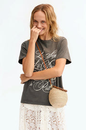 Petit Cream Bamboo Pot De Miel Bag