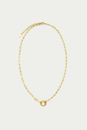 Gold Paperclip Chain Necklace