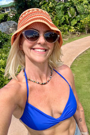 Blueberry Bandeau Halter Top