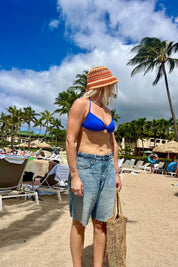 Blueberry Bandeau Halter Top