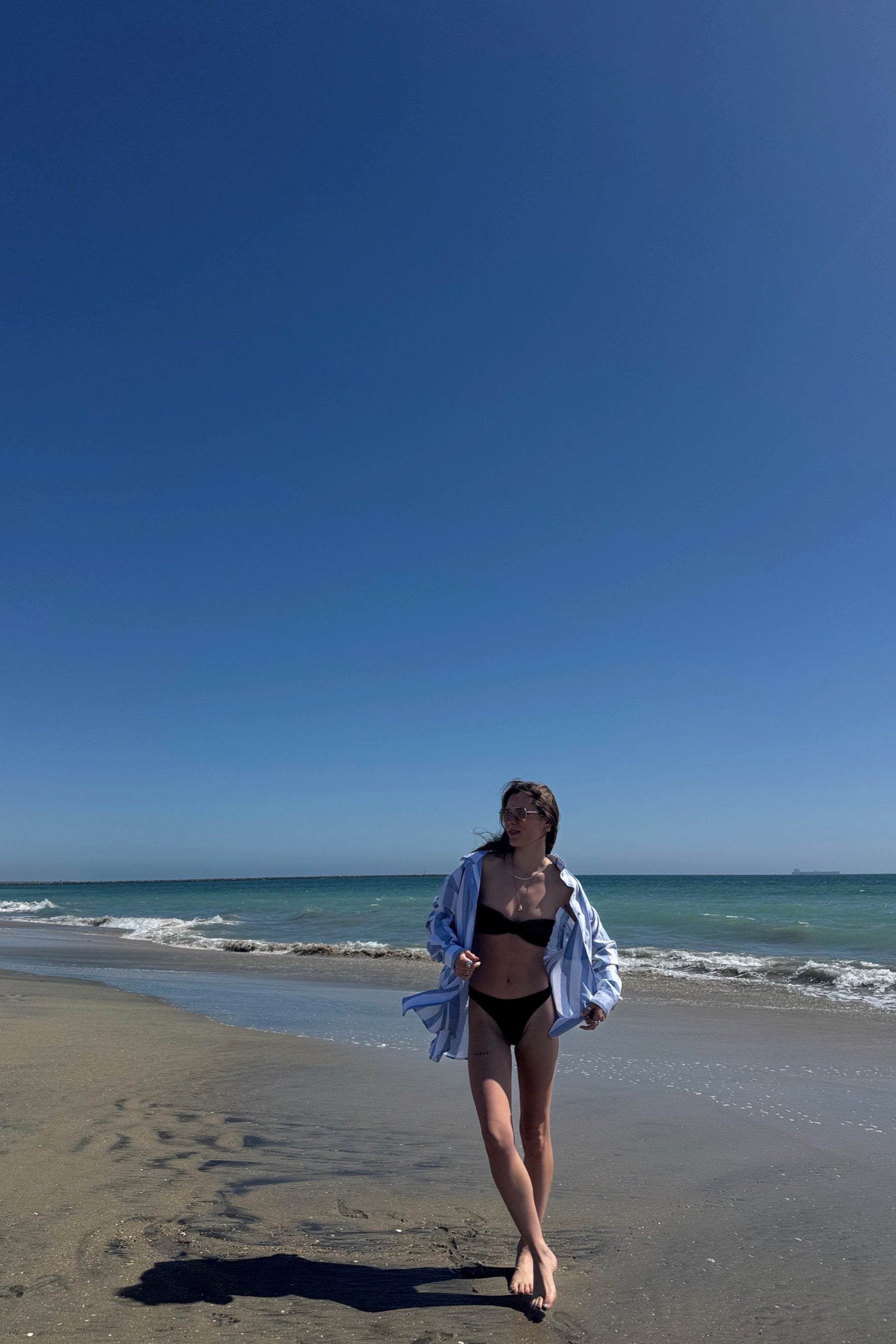 Black Jean Bikini