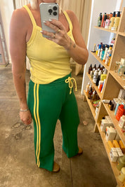 Yellow Bloom Solid 90s Tank