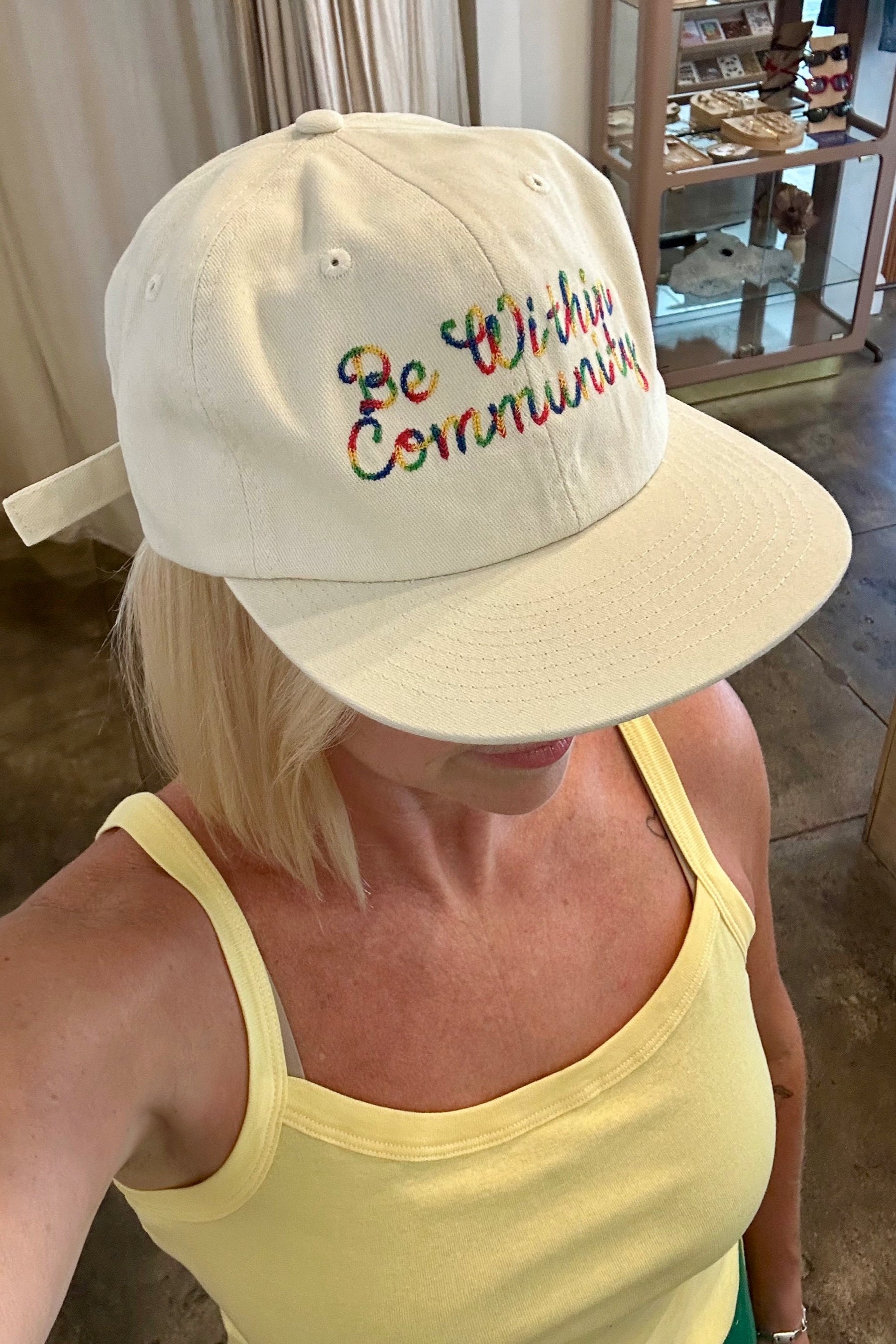 Yellow Bloom Solid 90s Tank