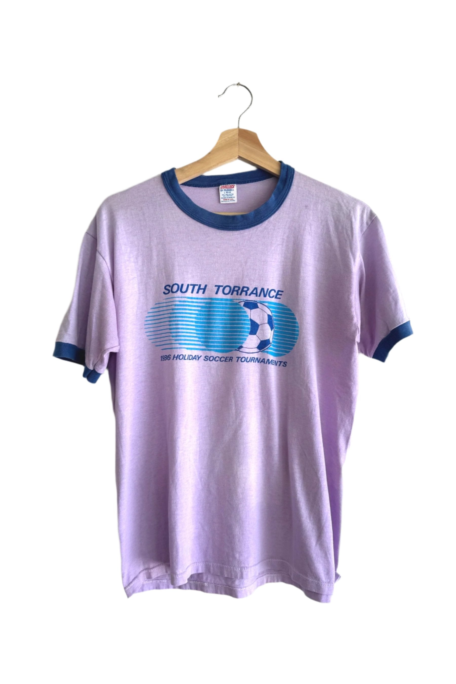 1986 Holiday Soccer Tournaments Tee