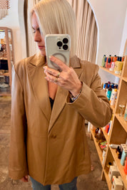 Tan Leather JLC Blazer