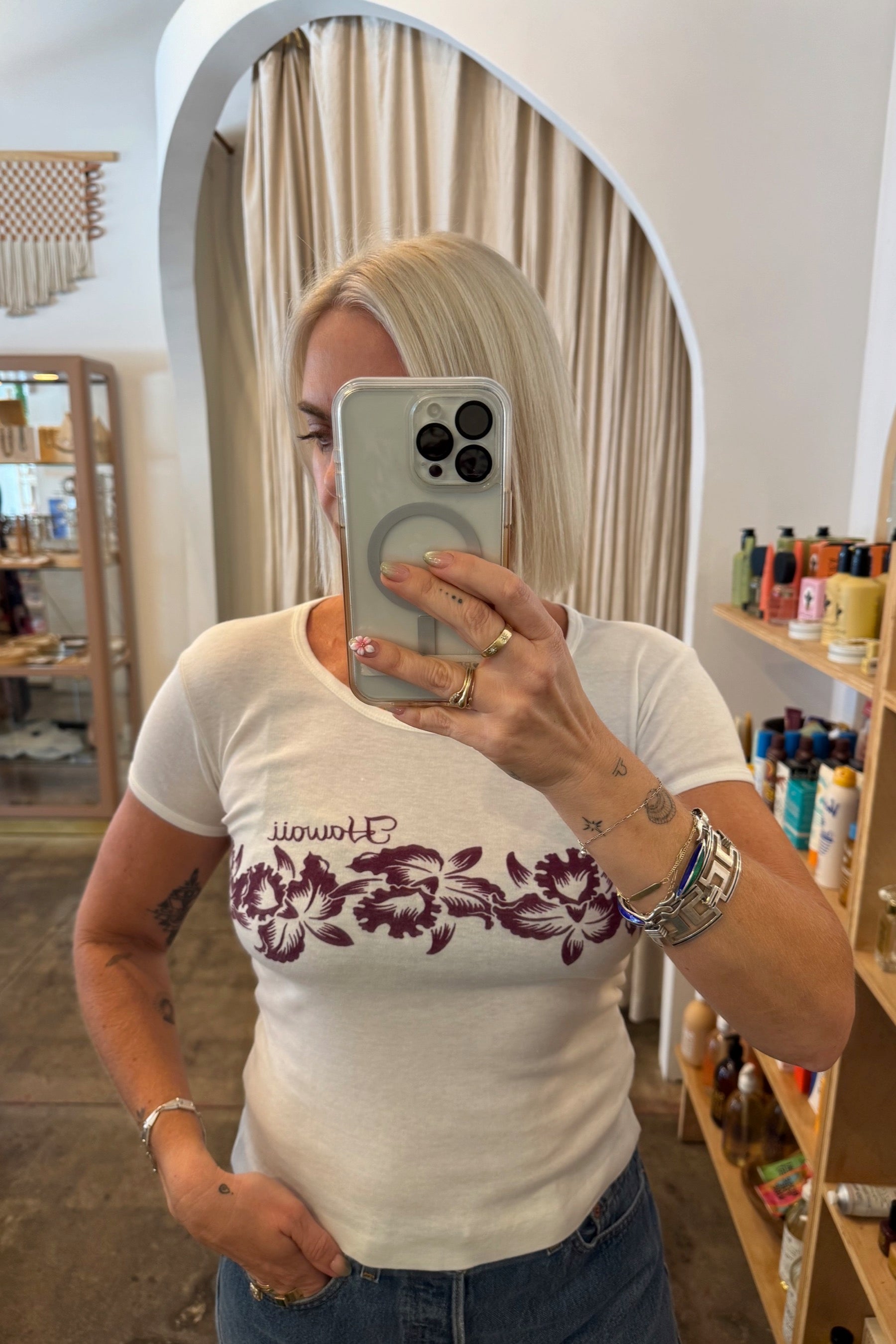 Hawaii Hawaiian Floral Tee