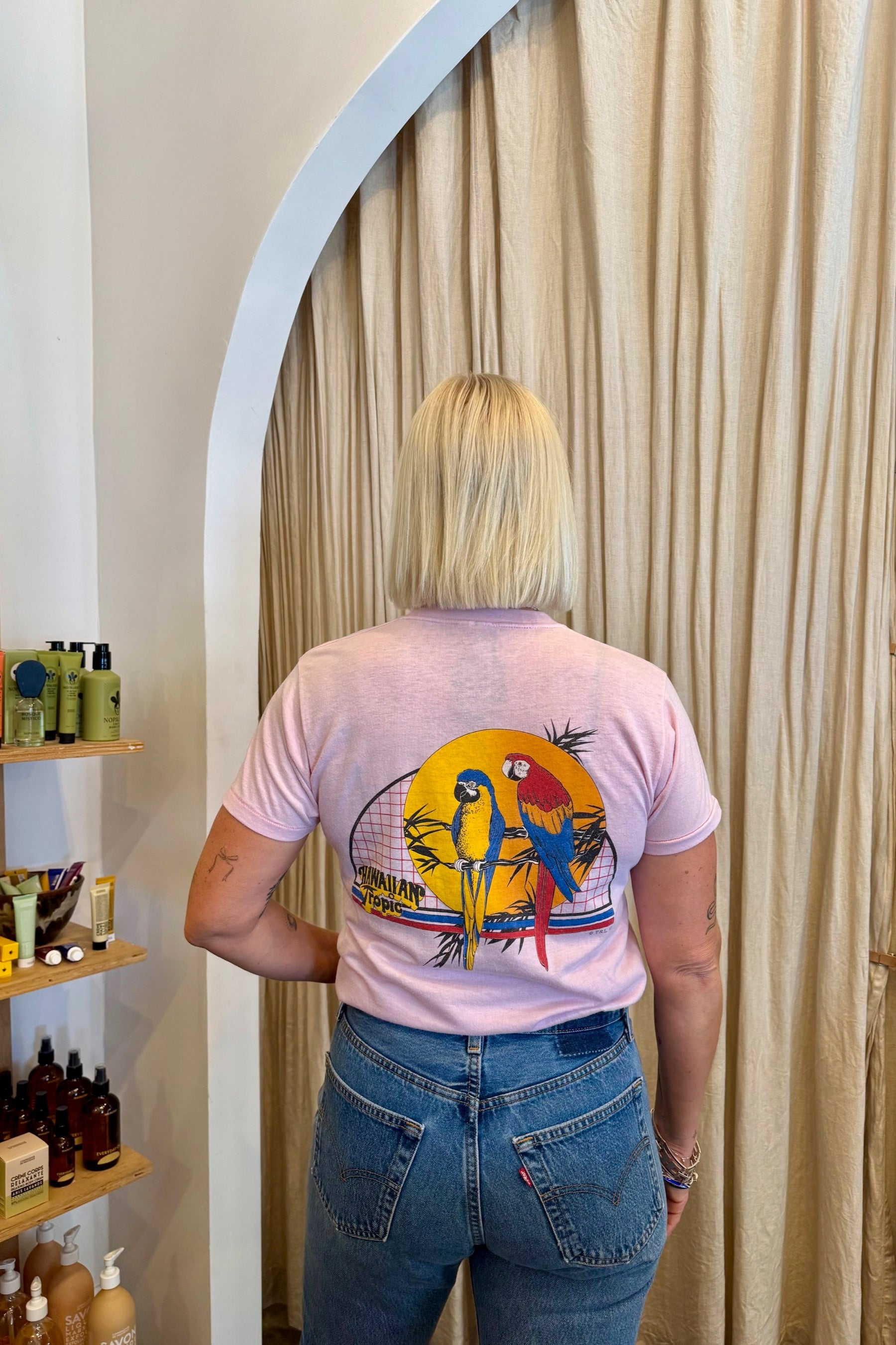 Pink Hawaiian Tropic Tee