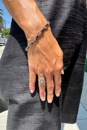 1930s Art Deco Grey Ring