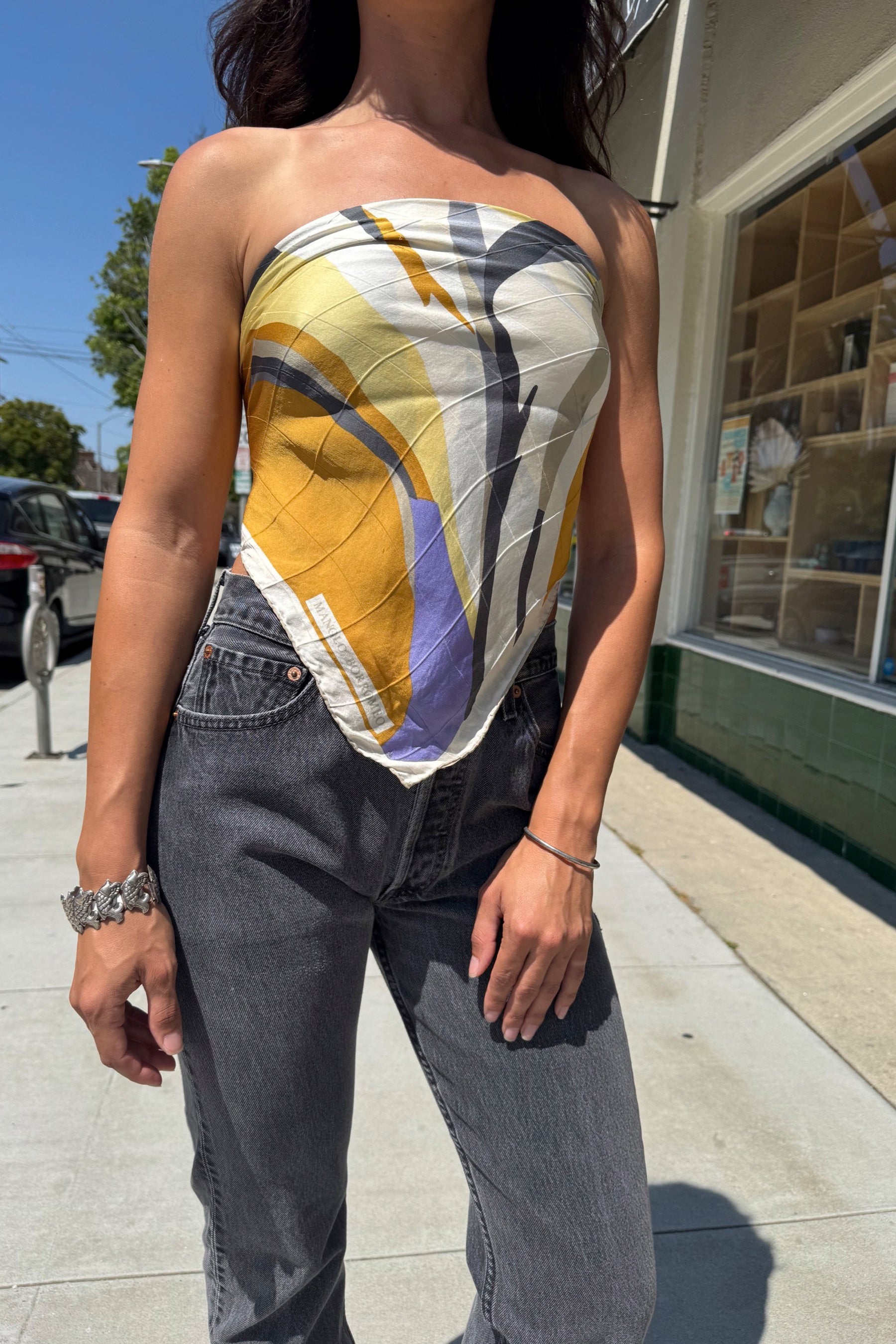 Manolo Borromeo Silk Scarf