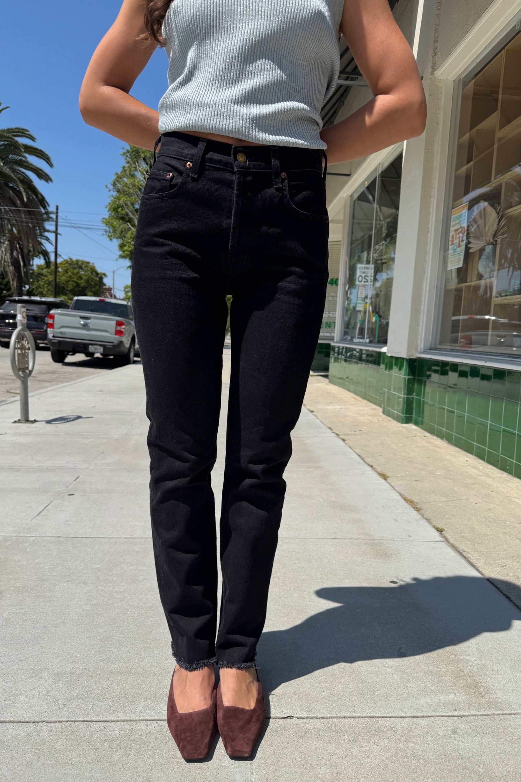 Black B Sides Jeans
